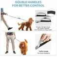 thumbnail image 6 of Hands Free Dog Leash with Zipper Pouch, Dual Padded Handles and Durable Bungee for Walking, Jogging and Running Your Dog, 6 of 16