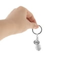 thumbnail image 4 of FRCOLOR Keyring 1pc Delicate Retro Keyring with Note Microphone Pendants Music Style Keychain Key Ornaments Pendant Gift Art Professional Key Chain for Friends Families,3.15"X1.14"X0.08", 4 of 4
