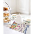 thumbnail image 4 of Easter Kitchen Dish Towels for Drying Dishes Set of 2, Tulip Flowers Spring Easter Egg Bunny Butterfly Beige Waffle Weave Microfiber Hand Tea Bathroom Towels Quick Dry & Absorbent Towel 12x12, 4 of 7