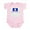 Petal Pink, variant on CafePress - Made In Belize Infant Bodysuit - Baby Light Bodysuit, Size Newborn - 24 Months