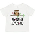 thumbnail image 3 of Inktastic My Nana Loves Me Owl Girls Toddler T-Shirt, 3 of 5