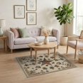thumbnail image 3 of ODIKA 4'x6' Washable Area Rug Motif Cowboy Distressed Round Runway Themed Hooks Flowing Dynamic for Bedroom, Reading Nook, Pet Friendly & Non-Shedding, 3 of 7