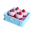 thumbnail image 2 of Figuritas de de Resina, Juego de Escena de Cocina de Simulación, Juego de Simulación de Cocina, Accesorio de Casa de Muñecas en Miniat Frambuesas CUTICAT fruta en miniatura, 2 of 8