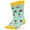 Sky Blue, variant on Oooh Yeah! Socks, Men's Cotton Crew Sock (Lady Liberty)