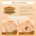 thumbnail image 3 of Xuet 100-Pack Square Air Fryer Liners, 6.5" Nonstick Disposable Parchment Paper, 3 of 10