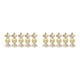thumbnail image 4 of Injueey Paquete de 5 adornos colgantes de plástico para decoración de dulces de Navidad Dorado champagne 2Conjunto, 4 of 6
