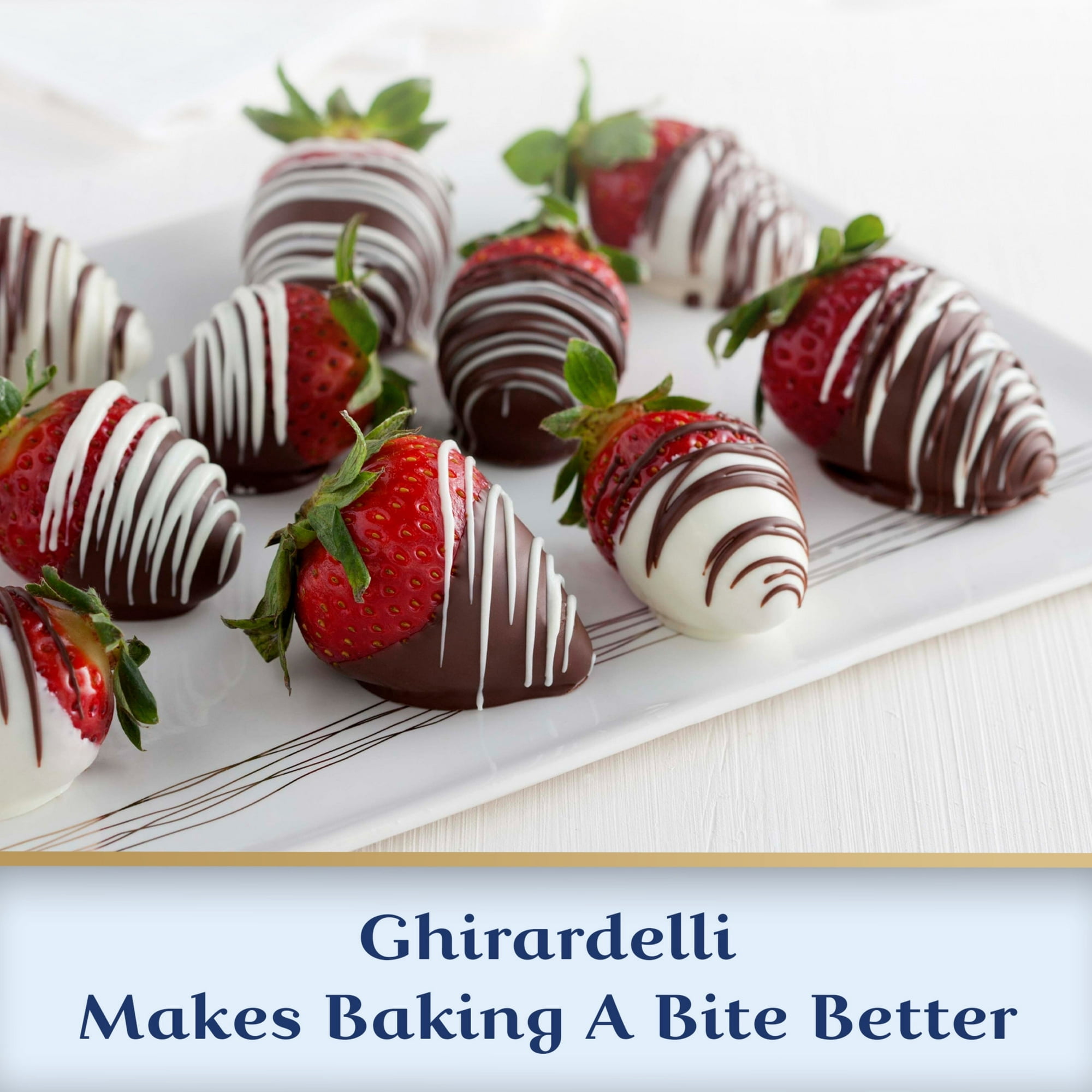 GHIRARDELLI White Vanilla Flavored Melting Wafers, 10 oz Bag(2 Packs)
