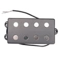 thumbnail image 1 of Pastilla Humbucker para Bajo Eléctrico Sunnimix Negra 101x48mm, 1 of 6
