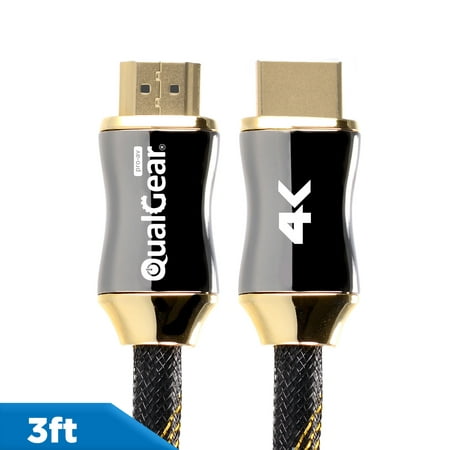 QualGear Premium Certified High-Speed HDMI 2.0 Cable with (Best Hdmi 2.0 Cable)
