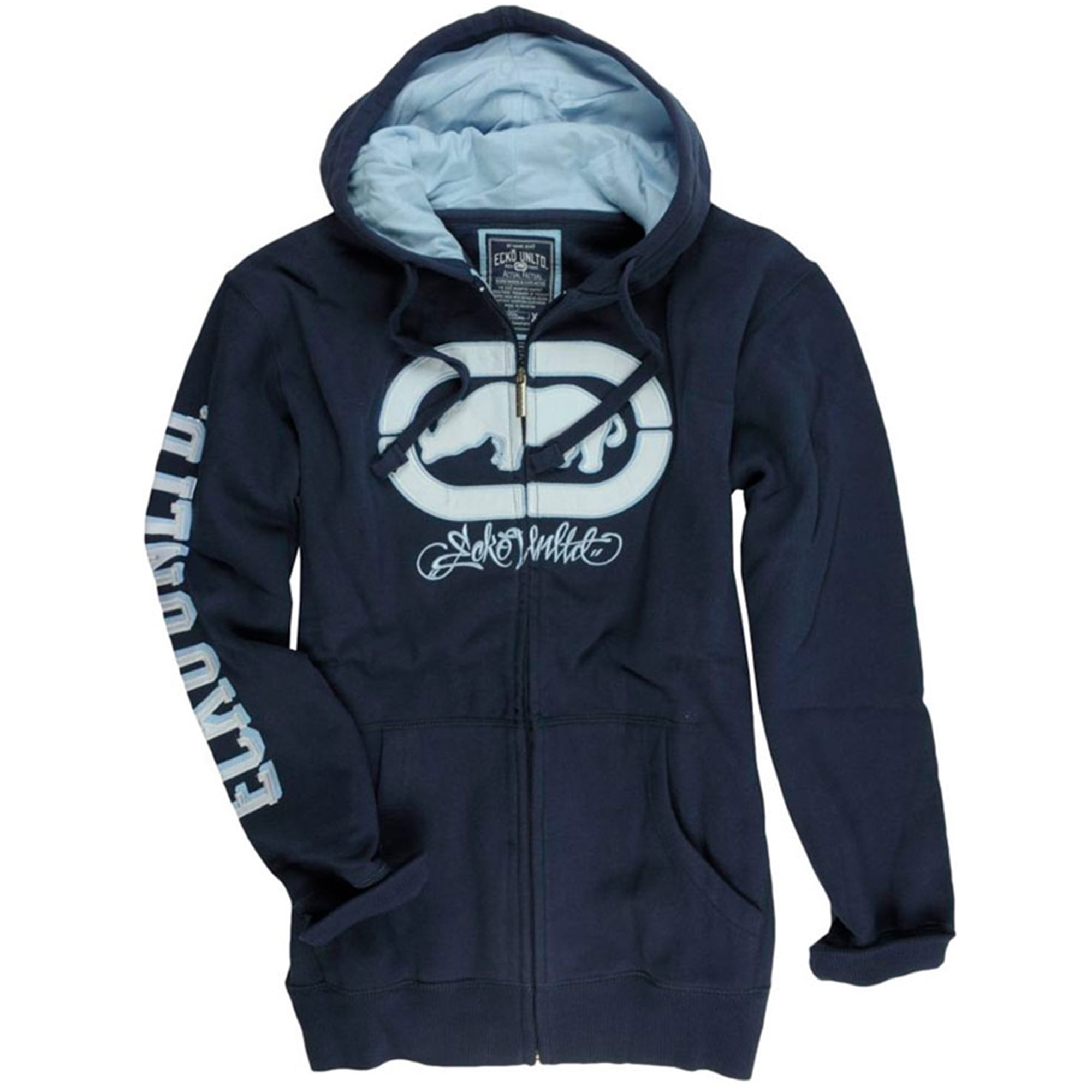 Sudadera con capucha Ecko para hombre Cross Country azul