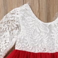 thumbnail image 3 of Enfants Bébé Filles Backless Dentelle Fleur Robe Parti Bal Demoiselle d'Honneur Parti Robes de Concours, 3 of 5