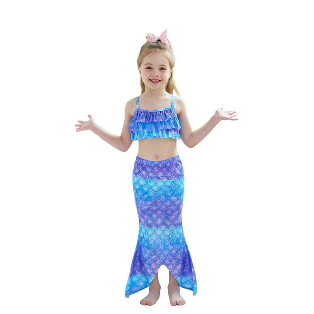 LYHaoo Girls Swimwear Long Sleeve Rash Guard And Swim Shorts UPF 50 Sun Two Piece Bathing Sizes 7-8 Years