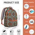 thumbnail image 6 of Trendy Geometric Shapes Texture Designer Backpack, Laptop Bookbag for College, School, Work, Durable Travel Daypack with Pockets, Perfect Gift Idea, 6 of 6