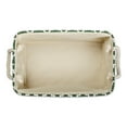 thumbnail image 2 of DII Polyester Container with Handles, Lattice Storage Bin, Large, Hunter Green, 2 of 3