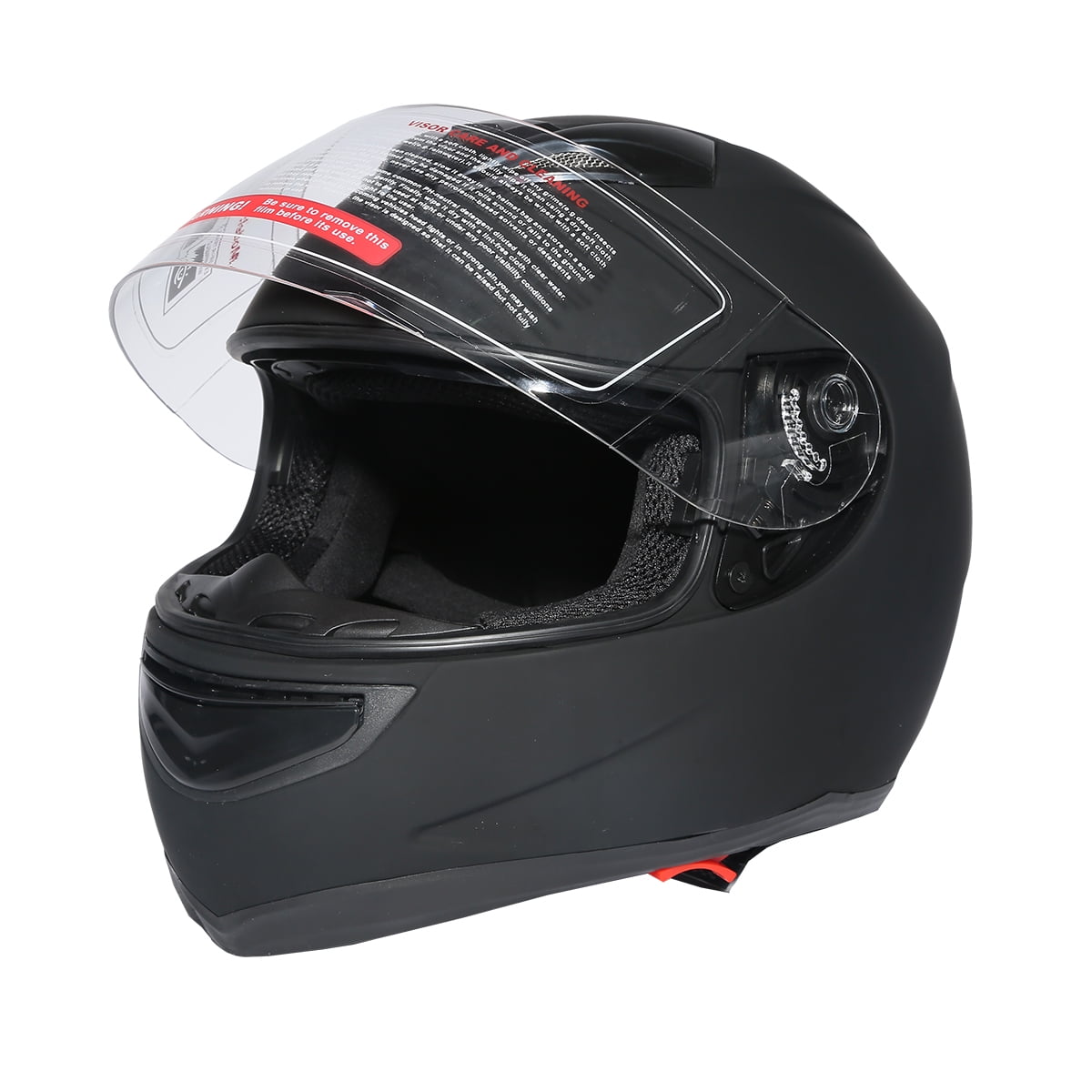 DOT Adult Modular Flip Up Dual Visor Full Face Helmet Motocross Dirt Street Bike 