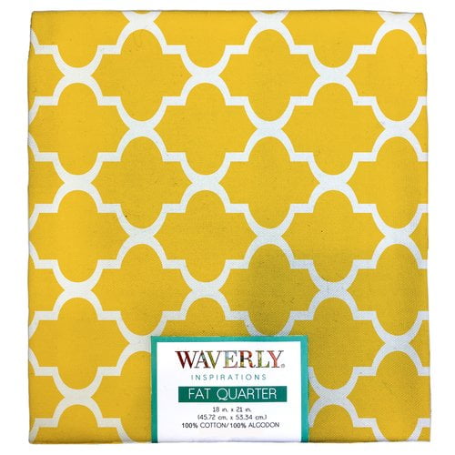 Waverly Inspirations 100 Cotton 18" x 21" Twist Sunshine Color Precut