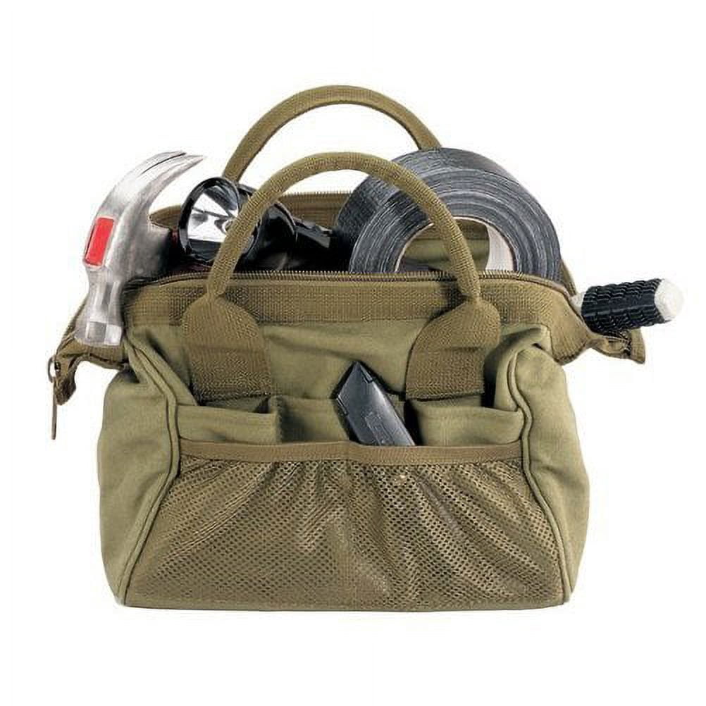 Rothco 11318 Heavyweight Canvas Platoon Tool Bag, Olive Drab