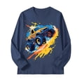 thumbnail image 4 of RFQWOVSR Boys' Long Sleeve T-Shirt with Racing Print for Casual Fall Wear, 4 of 4