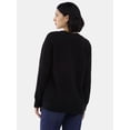 thumbnail image 2 of Time and Tru Women's Super Soft Button Cardigan, Sizes XS-XXXL, 2 of 5