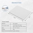 thumbnail image 4 of Small 10.6"x8.2" Dual-Sided Mouse Mat Waterproof PU Leather for Home Office, 4 of 7