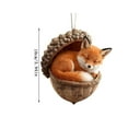 thumbnail image 3 of CREATITOY 4 Inch Forest Animal Acorn Ornaments Christmas Tree Hanging Gift Perfect for Holiday Gifting Tree Decor and Home Festive Supply, 3 of 5