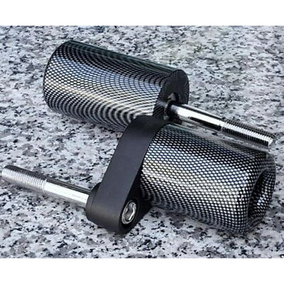 2007-2008 Kawasaki Ninja ZX6 ZX6R CARBON NO-CUT FRAME SLIDERS