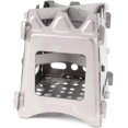 thumbnail image 1 of 304 Stainless Steel Wood Stove Camping Foldable Backpacking Stove, 1 of 5