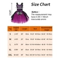 thumbnail image 7 of FEOYA Girls Witch Dress Tutu Dress for Toddler Kids Tulle Dress Carnival Spider Dress with Broom and Hair Clips for 6-7 Years, 7 of 7