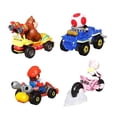 thumbnail image 3 of Vehículo de Juguete Hot Wheels Paquete de 4 con Princesa Peach, Mario, Toad y Donkey Kong, 3 of 4