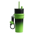 thumbnail image 2 of Stainless Steel Insulated Tumbler, Large Capacity Travel Mug with Straw and Lanyard, Double Wall Vacuum Cooler Cup for Car and Outdoor Use, 2 of 5