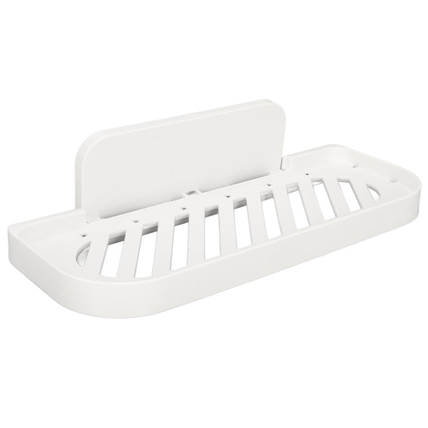 Estante de baño montado en la pared BuyWeekMX Drenaje hueco inferior