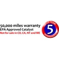 thumbnail image 4 of Catalytic Converter Compatible with 2001-2003 Toyota Prius 4Cyl 1.5L Center Federal EPA Standard, 46-State Legal (Cannot ship to or be used in vehicles originally purchased CA, CO, NY ME), 4 of 5