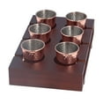 thumbnail image 3 of Ensemble de Tasses à Cocktail, 6 Pcs 100ml Tasse à Boire Plaquée Cuivre Mule Tasse Design Futuriste, 3 of 12