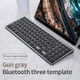 thumbnail image 3 of Ratón ergonómico 2.4G con teclado Bluetooth Kb-1 para computadora portátil 94Key Teclado gris Sunnimix Ratón del teclado del ordenador portátil, 3 of 8