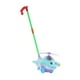 thumbnail image 4 of Juguete para empujar y caminar, carrito de avión de dibujos animados, juguete de equilibrio, desarrollo temprano para niños de 1 a 3 años Azul, 4 of 9