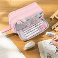 thumbnail image 6 of Tikeitoo Pencil Case Pencil Box Storage Bag Desk Organizer Marker Pouch Pen for Middle School Office College Adult Girl and Boy, 6 of 7