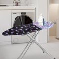 thumbnail image 2 of HELLHERO Iron Board Covers Easy Change 15x54 Inches Elastic Edges Protect Cover Polyester Fabric Lightweight Easy to Fold & Removable Cover Purple Hearts, 2 of 6