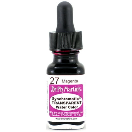 UPC: 0090385427509 | Dr. Ph. Martin s Synchromatic Transparent Water Color  0.5 oz  Magenta (27)