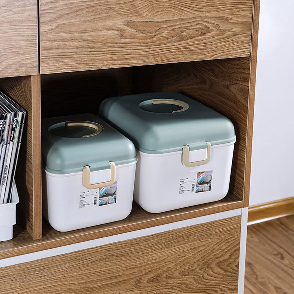 First aid box organizer Medical Box First Aid Box Plastic Container Box Portable Storage Box Family First Aid Kit Medicine Box