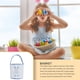 thumbnail image 2 of Billuyoard Bolsa de conejito de gran capacidad, resistente al desgaste, cesta de Pascua, cubos de vacaciones, decoraciones, bolsas con asa de cubo Almacenamiento y organización del hogar Huella Azul, 2 of 6