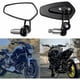 thumbnail image 1 of Motorcycle Handlebar Mirrors Motorbike Mirrors for XJ6 MT01 MT03 MT07 MT09 (Black), 1 of 5