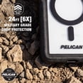 thumbnail image 3 of Pelican Voyager Samsung Galaxy S26 Magnetic Phone Case with Holster -Black/Clear, 3 of 9