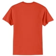 thumbnail image 2 of Mens Core Blend Cotton/Polyester Tee Shirt Orange S, 2 of 3
