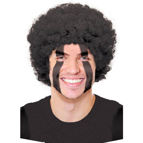 black afro wig costume