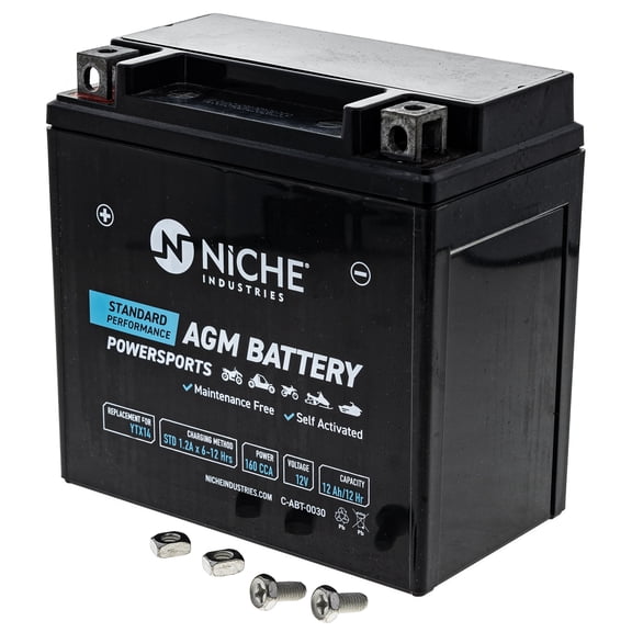 Niche AGM Battery YTX14 for Harley Davidson V-Rod VRSCA Buell XB9 XB12 Firebolt 519-CAB2252T