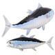 thumbnail image 4 of KAKOWELY 2 figuras de pez marino, escultura de pez, estatua de pez de simulación, modelo decorativo de pez, 4 of 5