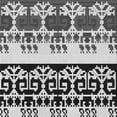 thumbnail image 1 of Ahgly Company Machine Washable Indoor Square Transitional Iridium Black Area Rugs, 4' Square, 1 of 7
