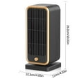 thumbnail image 3 of Mini Heater under $5! Yannianjz Desktop Mini Portable Heater, Home Electric Heater for Bathroom and Office, 3 Second Fast Heating Personal Heater, 3 of 3