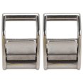 thumbnail image 1 of Lot de 2 boucles à came en acier inoxydable 316 pour sangles d'arrimage robustes, 27 mm, 1 of 4