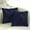 Dark Blue, variant on Nvzi Decorative Pillowcase 1 piece dark yellow, 18 x 18 inch plush texture solid color pillow, suitable for decorating living rooms, sofas, and bedrooms